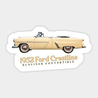 1952 Ford Crestline Sunliner Convertible Sticker